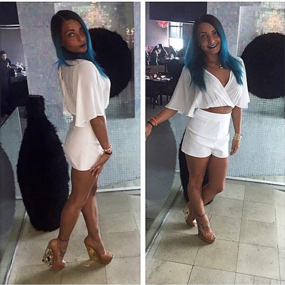 Solemio White Romper